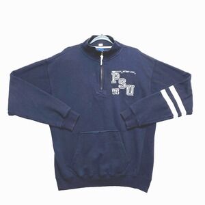 Penn State Sweatshirt Mens Large Navy Nittany Lions 1/4 Zip Pullover